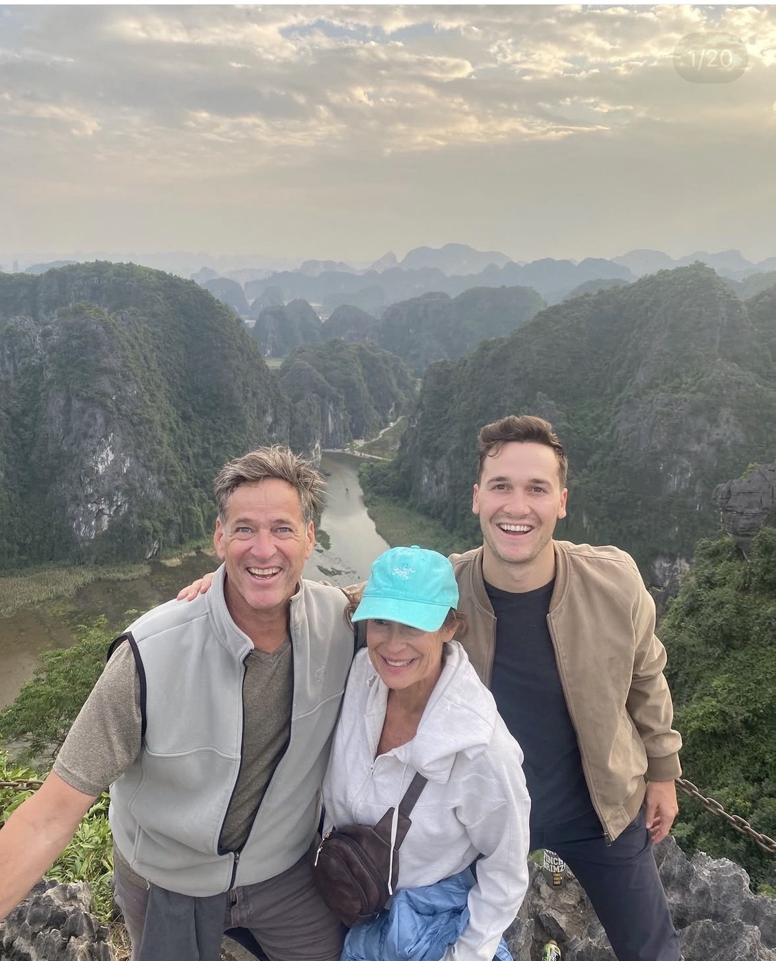 With my parents in Vietnam