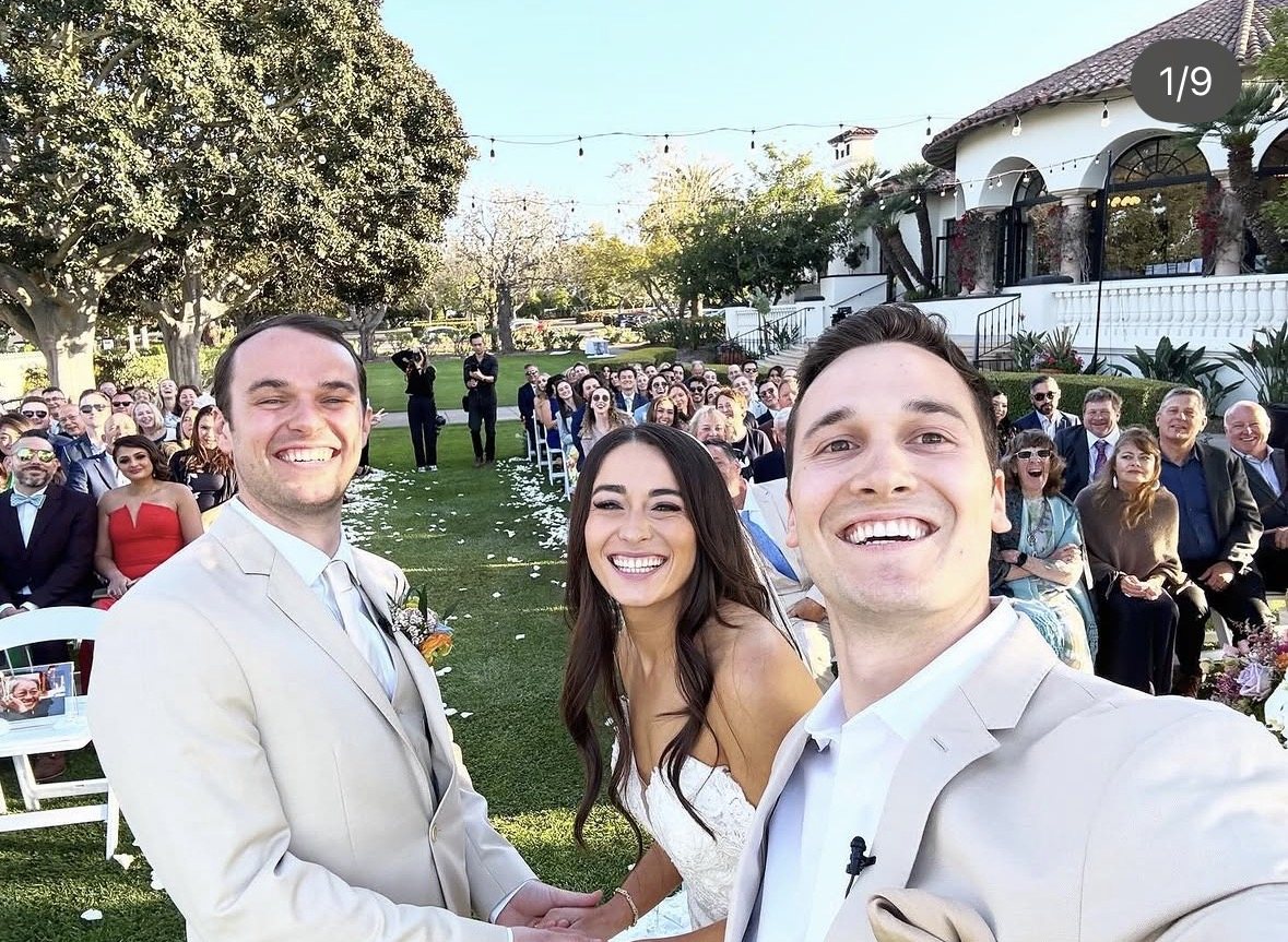 Officiating my brother's wedding